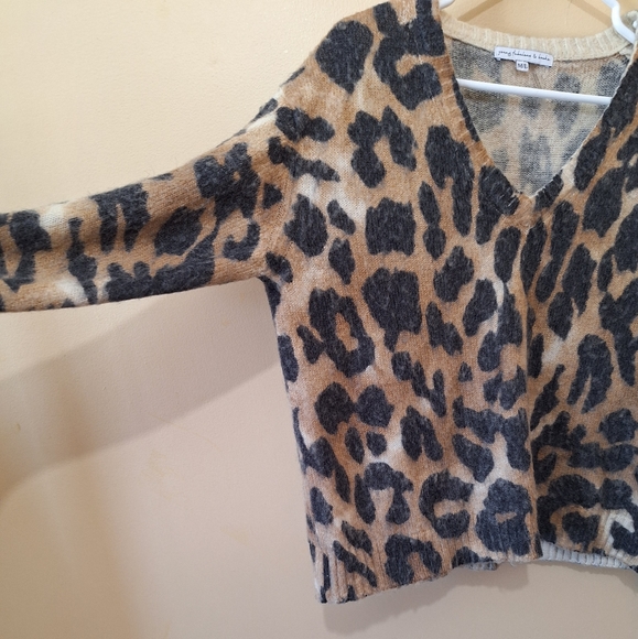 Young, Fabulous & Broke Animal Print Sweater - Picture 3 of 5